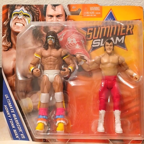 WWE Ultimate Warrior vs Honky Tonk Man SUMMER SLAM 2-pack - Picture 1 of 11